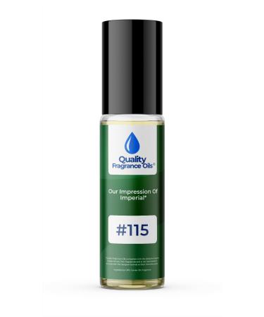 Quality Fragrance Oils' Impression #115 Inspired by Imperial (10ml Roll On) Imperial Impression #115 0.34 Fl Oz (Pack of 1)
