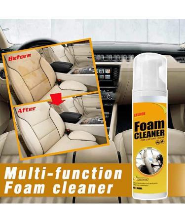 Multipurpose Foam Cleaner Spray Foam Cleaner for car and House Lemon Flavor All-Purpose Household Cleaners for Kitchen Bathroom Car 100ml (2 Set) - Buy Online on SooperMarket.com