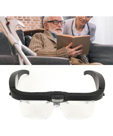 Head Mounted Magnifying Glasses Headband Magnifying Glasses Simple Use 3.7V 3 LED Light for Home Reading Room - Buy Online on SooperMarket.com
