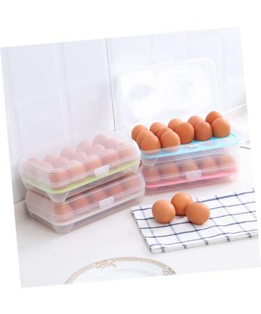 OSALADI 15 Eggs Egg Holder Tray Egg Holder Basket Egg Holder for Fridge Egg Storer Container Box Egg Tray White Medium - Buy Online on SooperMarket.com