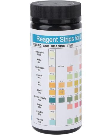 100pcs Ketone Urine Test Strips - Accurate Measurement for Ketones, Leukocyte, Nitrite, Urobilinogen, Protein, PH - Fast Results - Buy Online on SooperMarket.com