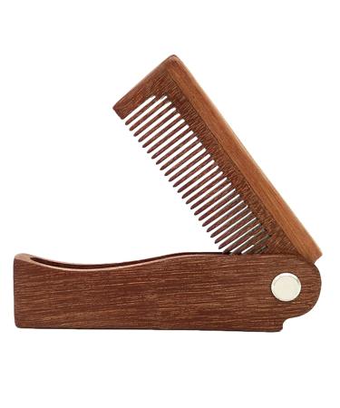 Bart Comb - Antistatic Beard Comb for Men | Portable Collapsible Wooden Pocket Comb - Buy Online on SooperMarket.com