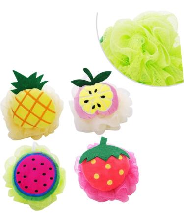 8 Pcs Mesh Sponge Shower Ball Soft Bath Pouf for Luxurious Cleansing | International Shipping Available - Buy Online on SooperMarket.com