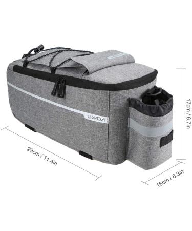 Lixada Insulated Bike Trunk Bag - Rear Rack Storage Luggage & Cooler Shoulder Bag - Buy Online on SooperMarket.com