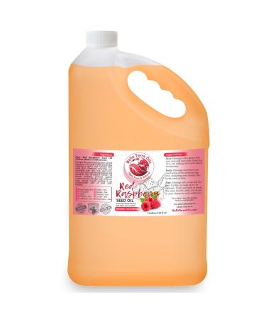 Bella Terra Oils Pure Red Raspberry Seed Oil 1gallon High in Antioxidants Natural UV Protection Deeply Moisturizing 12.8 Fl Oz (Pack of 10)