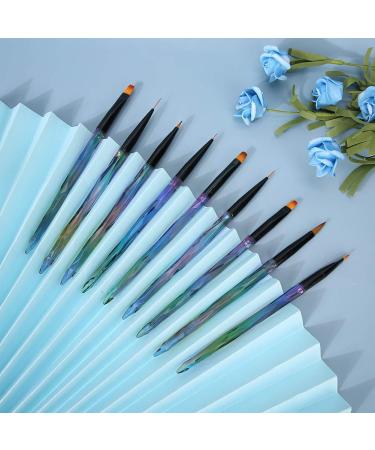 9PC Nail Art Kit: Pens Brushes Dots & Marking Tools for DIY Designs - Buy Online on SooperMarket.com