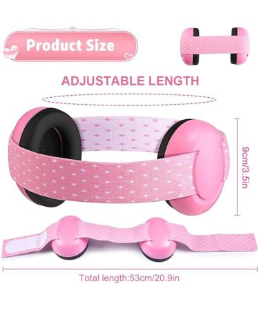 Zoompil Baby Capsule Listener - Premium Ear Protection Headphones for Newborns & Toddlers | Foldable Hearing Protection in Pink - Buy Online on SooperMarket.com