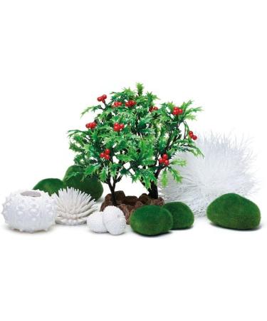 Biorb 55025 Decor Set 15L - Realistic Aquatic Plants Roots & Stones for Fresh & Saltwater Aquariums | Winter Collection - Buy Online on SooperMarket.com
