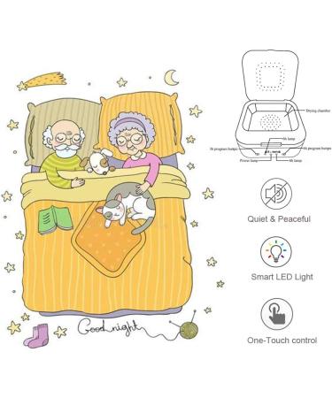 Hearing Aid Dryer Dehumidifier - Electronic Automatic Drying System with Cleaning Kit (Gray) - Buy Online on SooperMarket.com