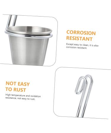 PRETYZOOM 2 Pcs Sauce Cup Appetizer Plates Sauce Dishes Mini Side Dishes Individual Saucers Bowl Bbq Sauce Bowls Prep Bowl Mini Measuring Cup Dipping Stainless Steel American Style - Buy Online on SooperMarket.com