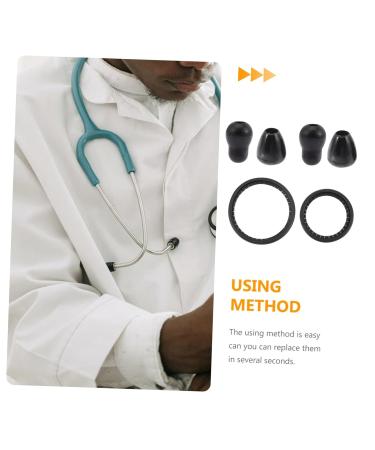 1 Set Accessory Kit for Littmann Stethoscopes - Diaphragm Ear Tips Bell Jar & Earbuds for Adults & Children - Buy Online on SooperMarket.com