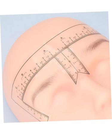Hemoton 10pcs Tools Stickers Eyebrow Line for Measurement Makeup Eyebrow Mapper Positioning Ruler Disposable - Buy Online on SooperMarket.com