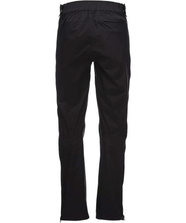 Black Diamond Stormline Stretch Full Zip Rain Pants - Men's | Black | Medium - Buy Online on SooperMarket.com