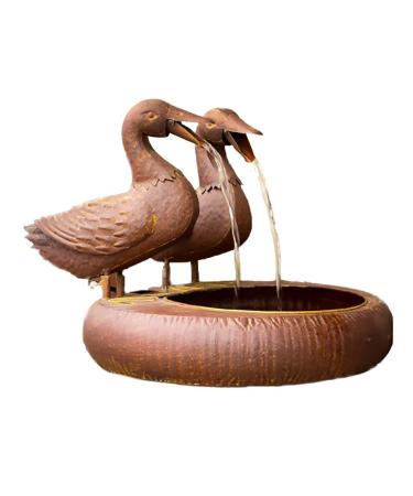 Park Hill Collection Folk Art Duck Fountain - Spitter with Pump (Duck)
