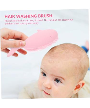 Beavorty Silicone Baby Bath Brush Set - Newborn Scrubber & Scalp Massager - Hair Washing & Body Massage Tools - 4pcs - Buy Online on SooperMarket.com
