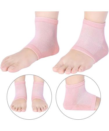 Heel Socks Gel Pads 2 Pair for Plantar Fasciitis Heel Moisturizing Ankle Support Pain Relief Anti-Crack Protector Foot Sleeves Care (Yinhingrkov0s9mbc-02) - Buy Online on SooperMarket.com