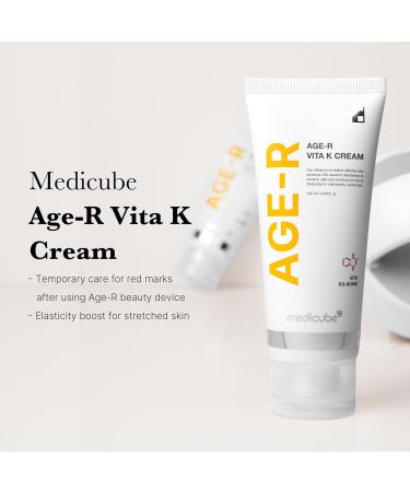 Medicube Age-R VITA K Cream | Elastin Boost for Stretched Skin | Targets Redness | Hypoallergenic | Korean Skin Care - International Shipping Available - Buy Online on SooperMarket.com