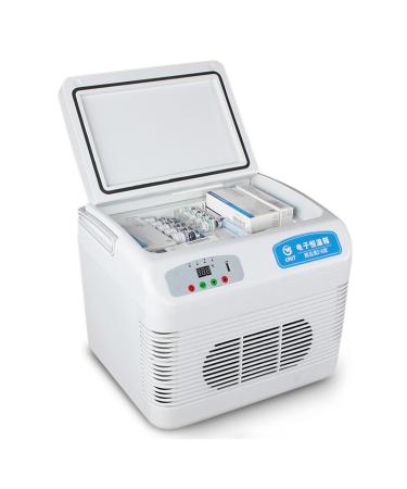 Portable Medication Refrigerator 12L Mini Insulin Cooler Freezer Drug Vaccine Fridge Constant Temperate Box Suitable for Car Home Travel Camping Picnic White