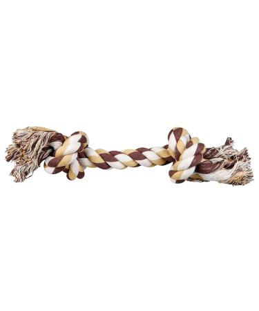 TRIXIE Denta Fun Pure Cotton Play Rope for Dogs 40 cm multi-coloured 40 cm (1 pack)