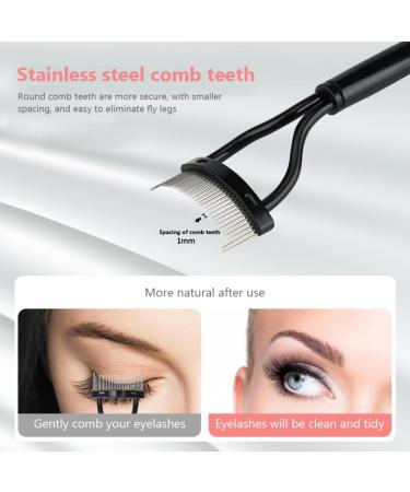 Eyelash Separator Tool 2in1 Eyelash Comb Kit Eyelash Brush Eyebrow Brush Lash Comb for Eye Makeup Accessory 3PCS Eyelash Comb Kit - Buy Online on SooperMarket.com
