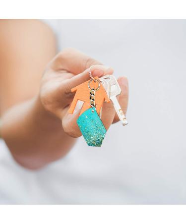 COHEALI 4 Pcs Pendant Mold Keychain for Crafts Hanging Tag Pet Tag Pendant Charms Silicone Mold Fudge Epoxy Whitex2pcs 5.1X7.8CMx2pcs - Buy Online on SooperMarket.com