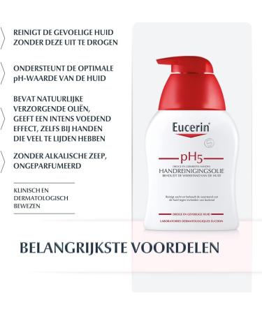 Eucerin pH5 Hand Cleansing Oil 250ml - Buy Online on SooperMarket.com
