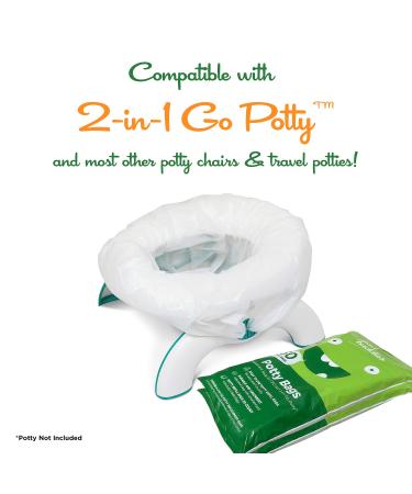 60 Refill Potty Bags: Absorbent  Disposable Potty Liners Compatible with OXO Tot 2-in-1 Go Potty | Strong  Leak-Proof Bags Work with Most Travel Potties  Potty Chairs  Potty Seats & Portable Toilets - Buy Online on SooperMarket.com