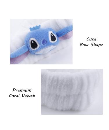 Cartoon Stitch Headband for Girls Women - Adjustable Elastic Hair Band for Makeup and Spa - HB-Sti - Buy Online on SooperMarket.com