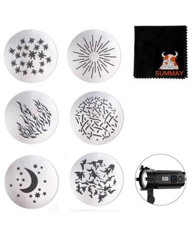 GODOX SA-09-001 GOBO Sets for S30 LED Light Creative Effects (SUSA09001)
