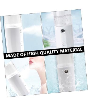 BELLIFFY 1pc Hydrating Instrument Mini Mister Electric Mist Sprayer Face Steamer Cool Facial Mister White Abs - Buy Online on SooperMarket.com