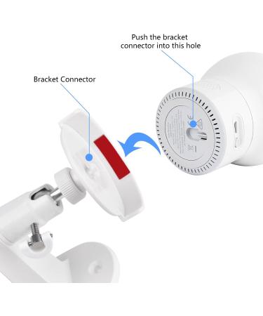 Adjustable Baby Monitor Wall Mount for Eufy Spaceview  Spaceview Pro and Spaceview S Baby Monitor  Perfect View Angle and Easy Installation Without Drilling - Buy Online on SooperMarket.com