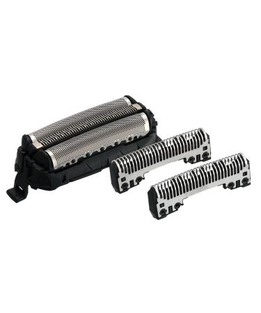 Panasonic Shaver Replacement Outer Foil and Inner Blade Set WES9013PC, Compatible with ARC3 3-Blade Shavers ES-LL41-K, ES8103S Replacement Inner Blade
