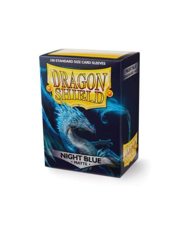 Dragon Shield Matte Night Blue Standard Size 100 ct Card Sleeves Individual Pack