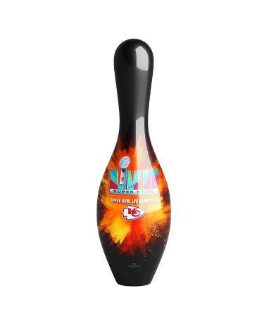 Strikeforce Bowling NFL Super Bowl Championship Kansas City Chiefs Regulations Size & Weight Bowling Pin Red LVII