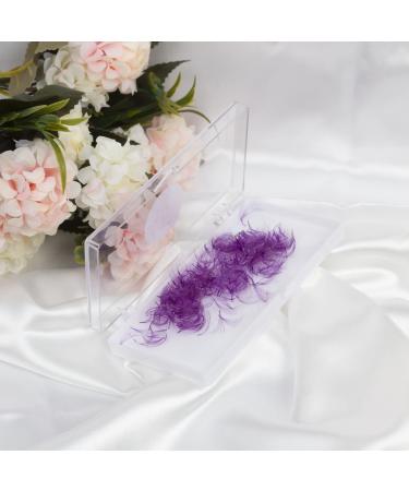 VNE 500 Colorful Lash Extensions - Premade Volume & Mega Fans - 14mm C Curl Purple 6D - Buy Online on SooperMarket.com