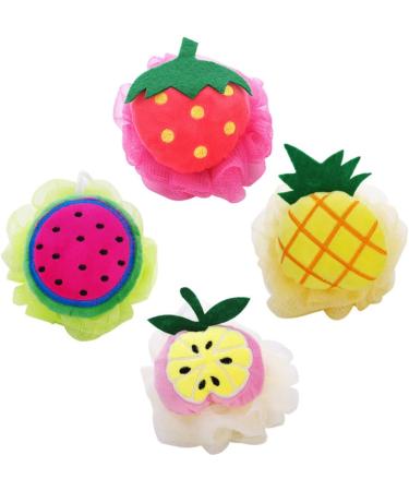 Angoily Shower Gel Set - 8 Large Bath Balls & Mesh Sponge Pouf for Ultimate Clean & Relaxation | International Shipping Available - Buy Online on SooperMarket.com