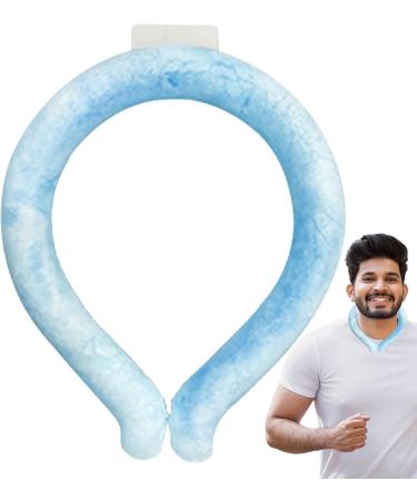 Cooling Device for Neck - Reusable Cooling Collar Wraps for Hot | Outdoor Essentials Wearable Cooling Wraps for Offices Concerts Home Gym Puchen Sea Salt Blue Below 18 Degrees - Buy Online on SooperMarket.com