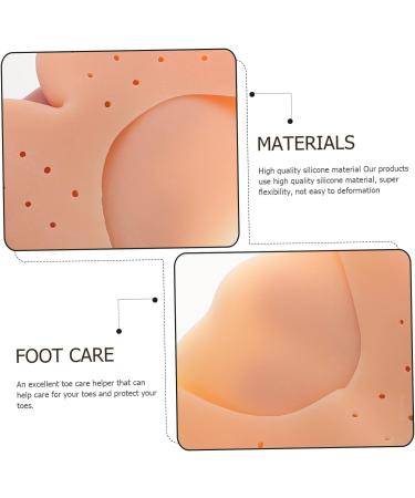 Silicone Toe Pouches 4 Pairs - Toe Cover Sleeves, Separator, Protectors & Pads - Buy Online on SooperMarket.com