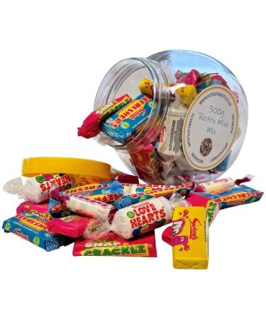 Personalized Customise With Your Own Message 300g Cookie Jar of Swizzles Retro Sweet Mix - Buy Online on SooperMarket.com