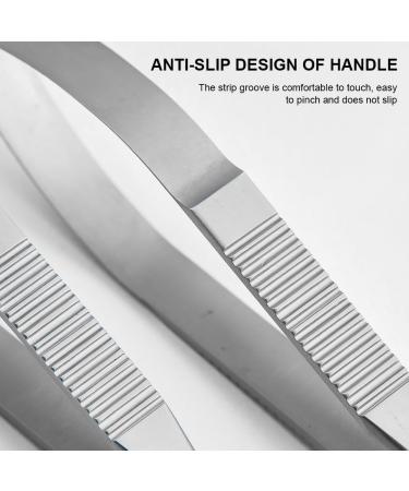 Cuticle Nippers Stainless Steel Cuticle Scissors Extra Fine Curved Professional Precise Pointed Tip for Eyebrows Eyelashes Trimming Nails and Painless Cuticle Removal on Fingers and Toes Silver - Buy Online on SooperMarket.com