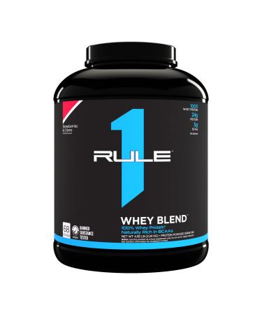 R1 Whey Blend Rule 1 Proteins (Strawberries and Creme 70 Servings)