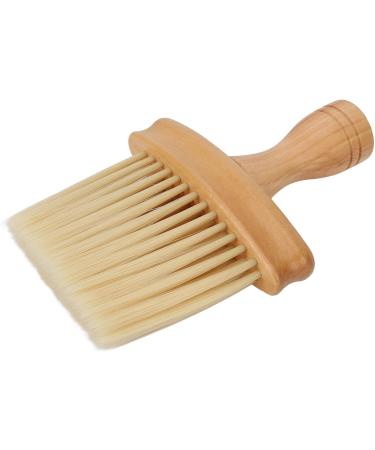 Neck Duster Multifunctional Barber Brush Neck Duster Nylon Bristles Simple Style Neck Duster with Wooden Handle Barber Brush for Hair Cutting Hairdressing Barber Shop Household - Buy Online on SooperMarket.com