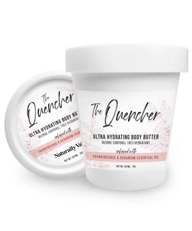 The Quencher Ultra Hydrating Body Butter Body Lotion Moisturizing Lotion Dry Skin Shea Butter Geranium Essential Oil Frankincense Essential Oil Hydrating Frankincense & Geranium Essential Oil