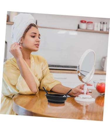 HAPINARY of makeup brush Makeup Brush Cleaning Pad cosmetic brush mat makeup brush cleaning bowl brush washing mat make up kit Brush Cleaning Tool not hurt Makeup Tools Silica gel - Buy Online on SooperMarket.com
