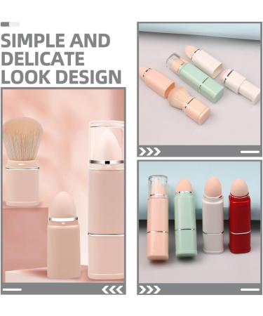 Gogogmee 2 in 1 Makeup Brush Foundation Brush Retractable Blush Brush Face Blush Makeup Brush Travel Sponge - Buy Online on SooperMarket.com