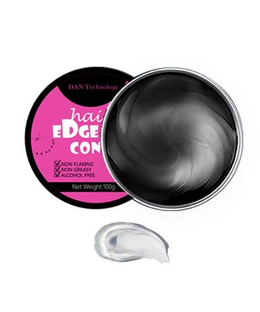 DAN Technology Edge Control Gel for Strong Hold and Baby Hair Styling - 48 Hour Stay for 4C Black Hair