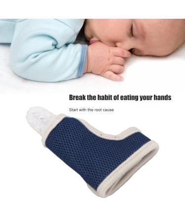 Thumb Lunch Stop for Children | Silicone Finger Protection Set for Toddlers & Babies - Breathable Wrist Band Effective Anti-Sucking Solution - Buy Online on SooperMarket.com