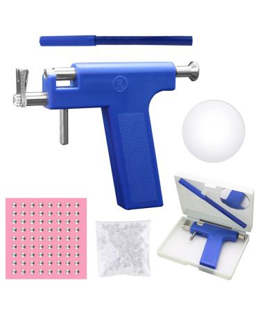 Hotorda Ear Piercing Gun Tool Professional Ear Body Pierce Piercing Gun Reusable Tools Beauty Kit Set Painless Hole Piercing Machine with 98Pcs Stainless Steel Ears Studs for Ear Nose Navel…