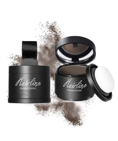 Hair Root Lifting Powders Instantly Hairline Shadow Powder Quick Cover Grey Hair Root Concealer Eyebrows & Beard Line Windproof&Sweatproof Thin Hair Root Dye Touch Up Hairline Powder for Women and Men