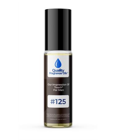 Quality Fragrance Oils' Impression #125 Inspired by Touch for Men (10ml Roll On) Touch for Men Impression #125 0.34 Fl Oz (Pack of 1)